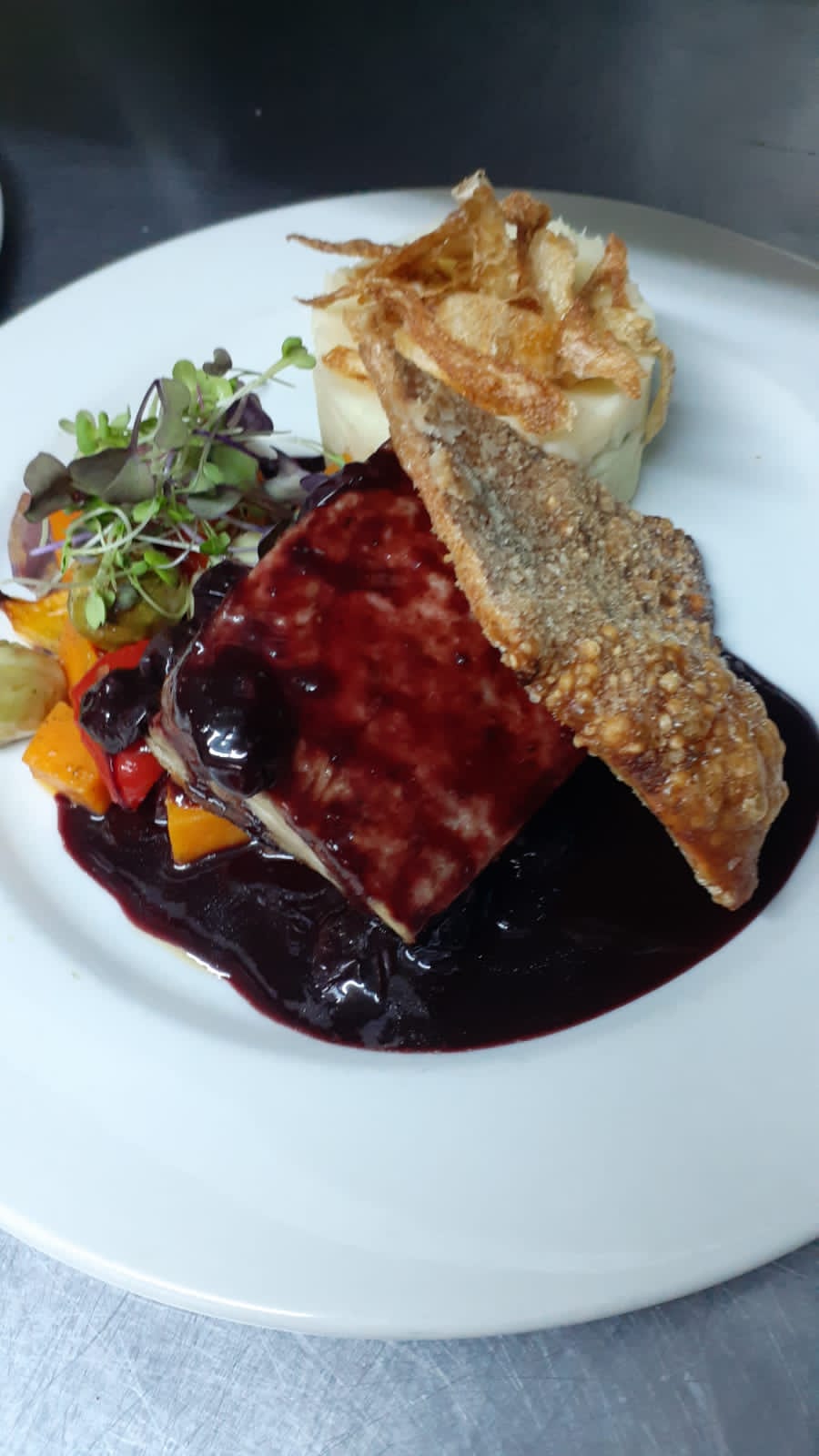 Blueberry Pork Belly